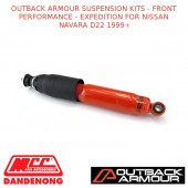 OUTBACK ARMOUR SUSPENSION KITS FRONT - EXPEDITION FITS NISSAN NAVARA D22 1999 +